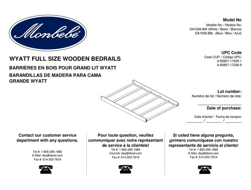 Monbebe DA1526-8W quick start guide