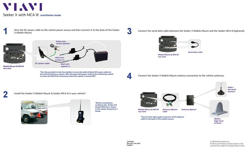 Viavi Seeker X with MCA III installation guide