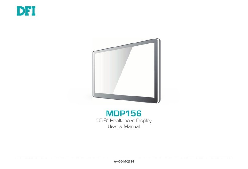 DFI MDP156 User manual