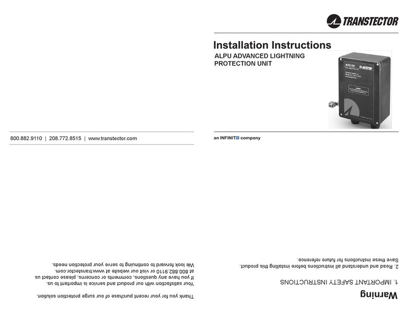 Transtector ALPU installation instructions Transtector ALPU installation instructions