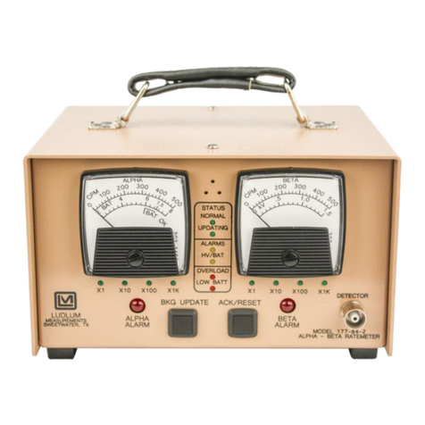 Ludlum Measurements 177-84-2 Operator's manual