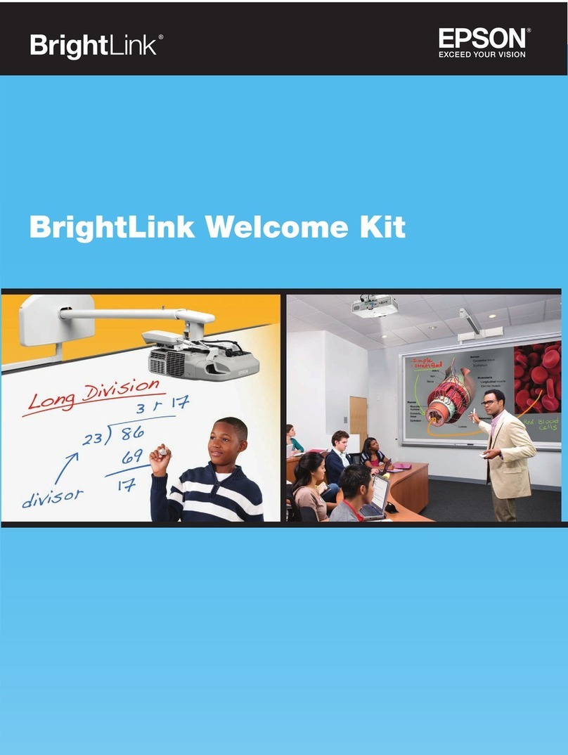 Epson brightlink User manual