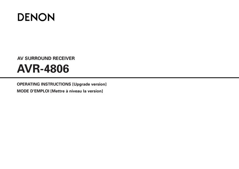 Denon MULTEQXT AVR-4806 User manual