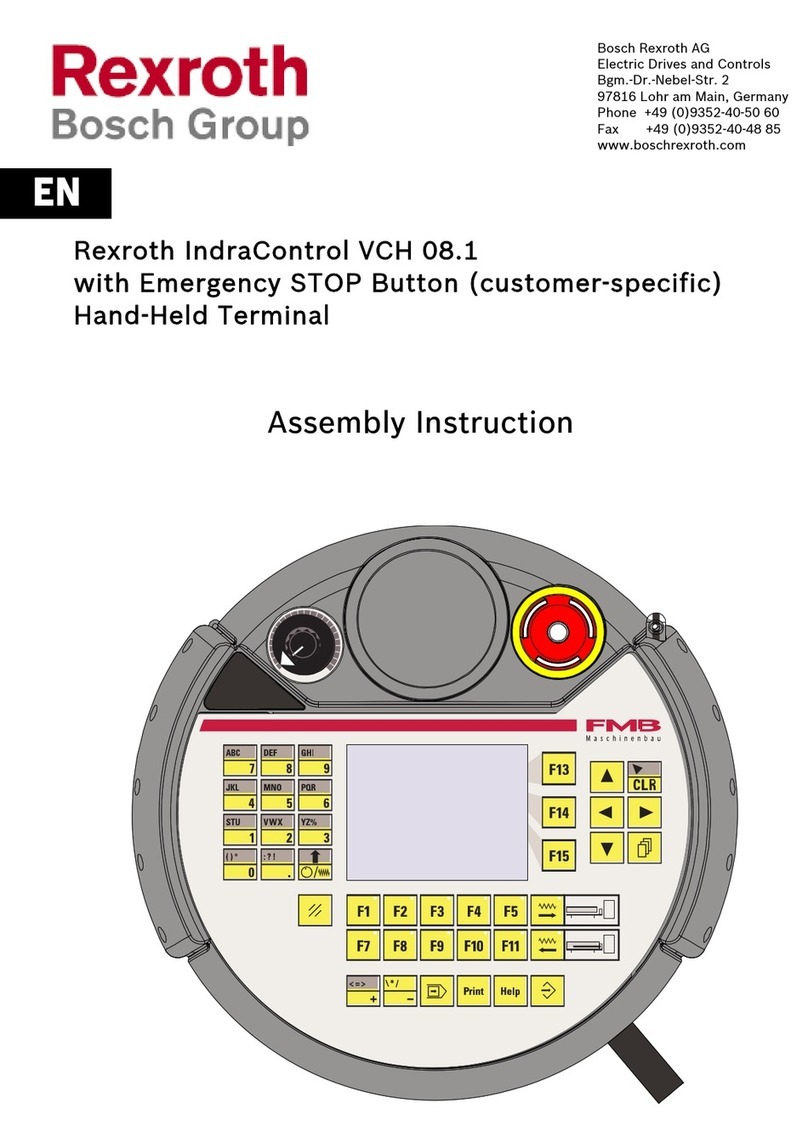 Bosch Rexroth VCH 08.1 Assembly instruction