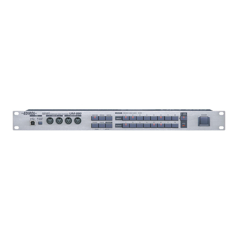 Roland EDIROL UM-880 User manual