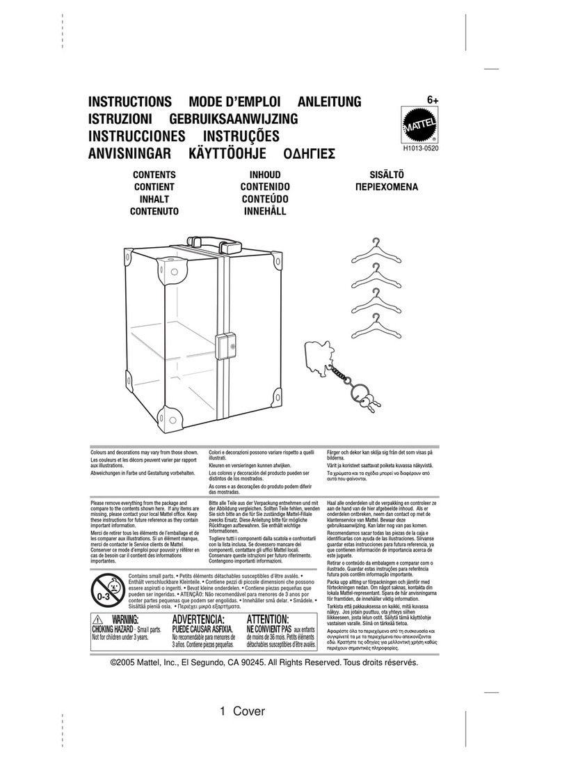 Mattel H1013 User manual