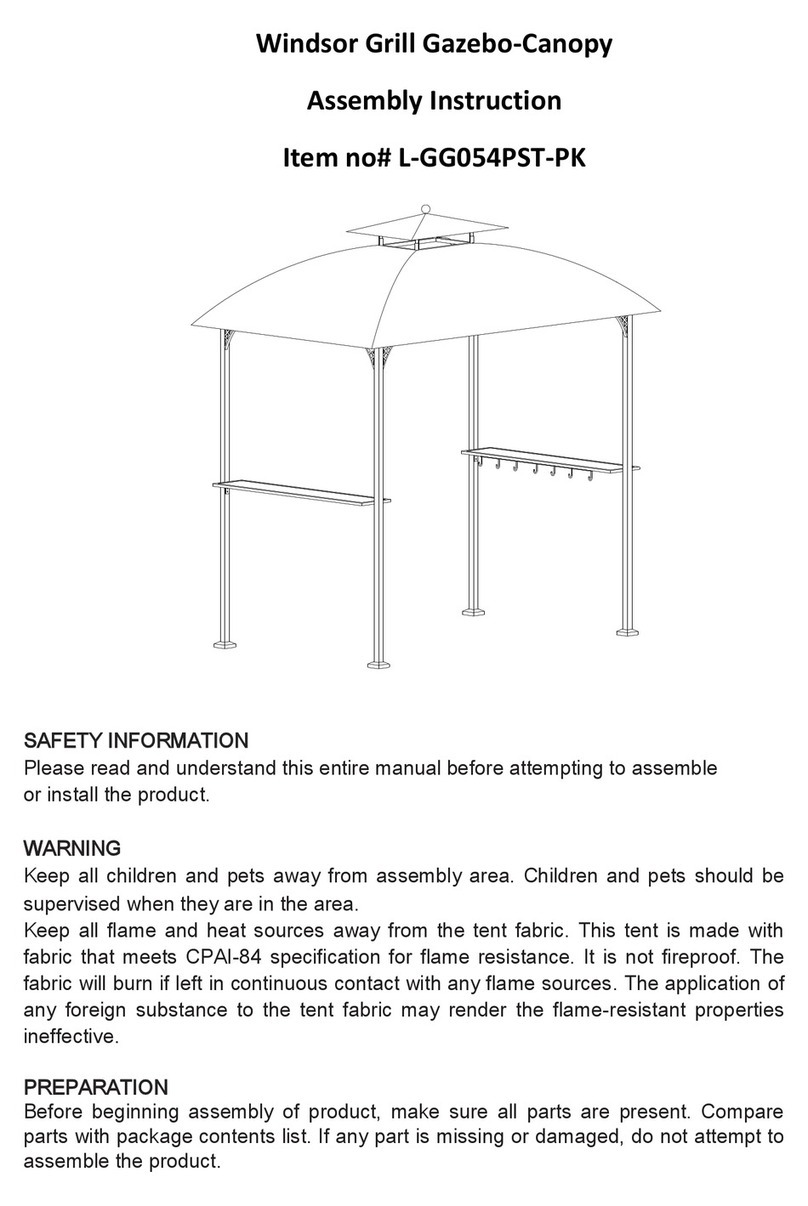 Windsor L-GG054PST-PK Assembly instruction