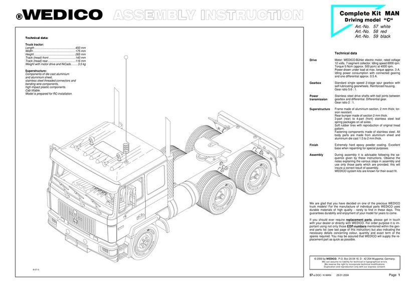 WEDICO MAN C Assembly instructions
