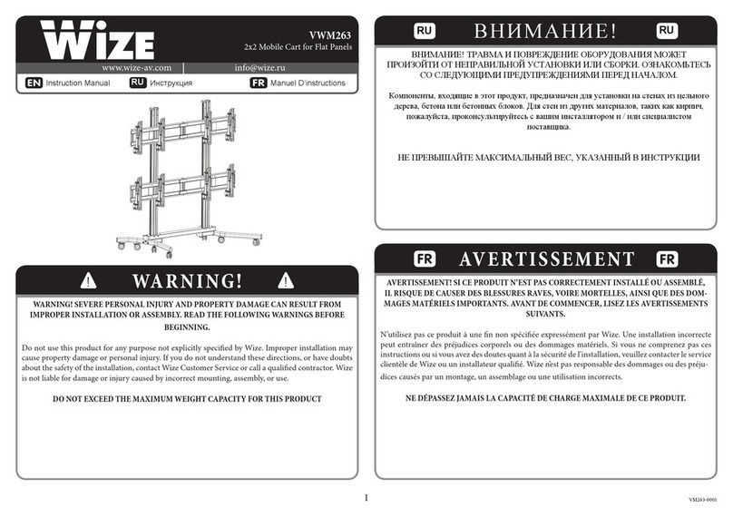 Wize VWM263 instruction manual