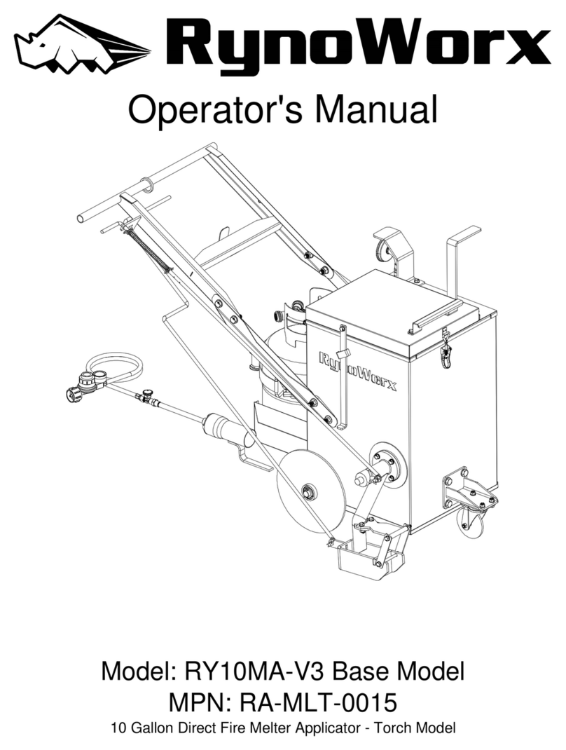 RYNO WORX RY10MA-V3 Operator's manual