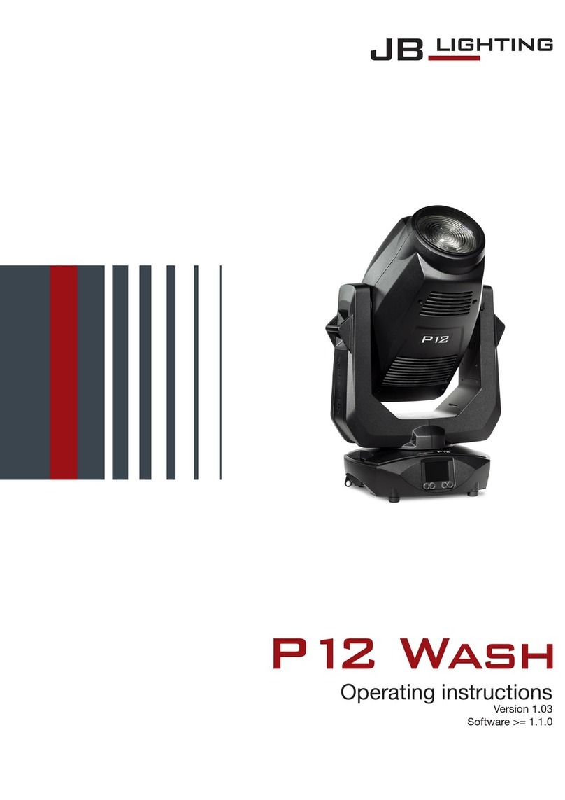 JB-Lighting P 12 User manual