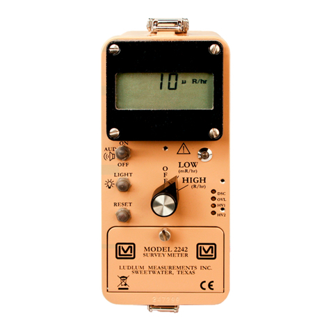 Ludlum Measurements 2242 User manual Ludlum Measurements 2242 User manual