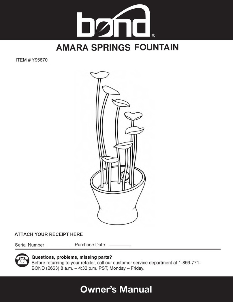 Bond Y95870 User manual