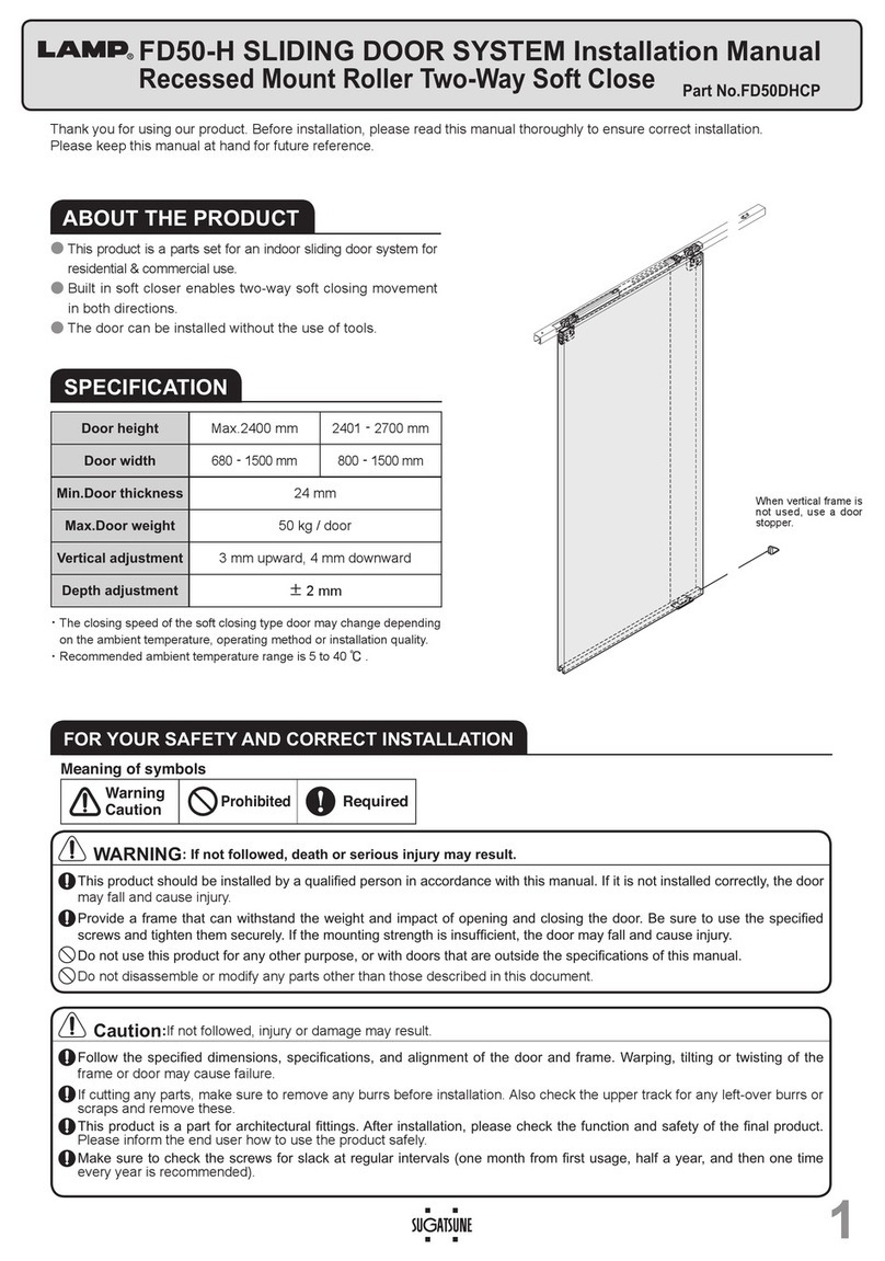 Lamp FD50-H installation manual