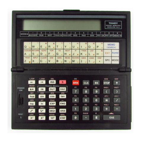 Tandy PC-6 Service manual