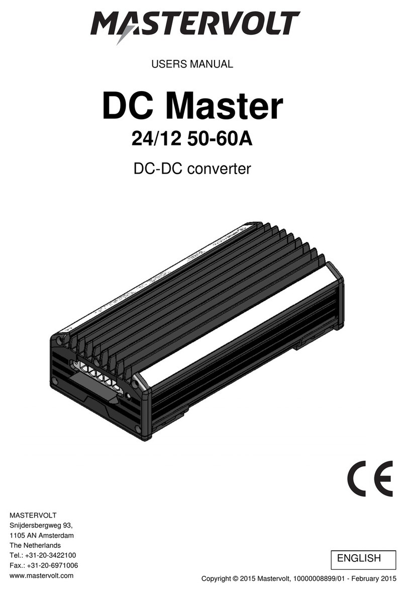 Mastervolt DC Master 24/12 50-60A User manual