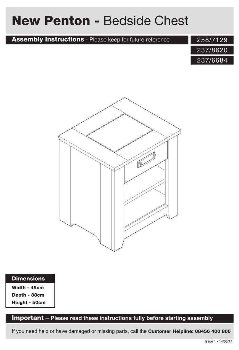 Argos New Penton 258/7129 Assembly instructions Argos New Penton 258/7129 Assembly instructions
