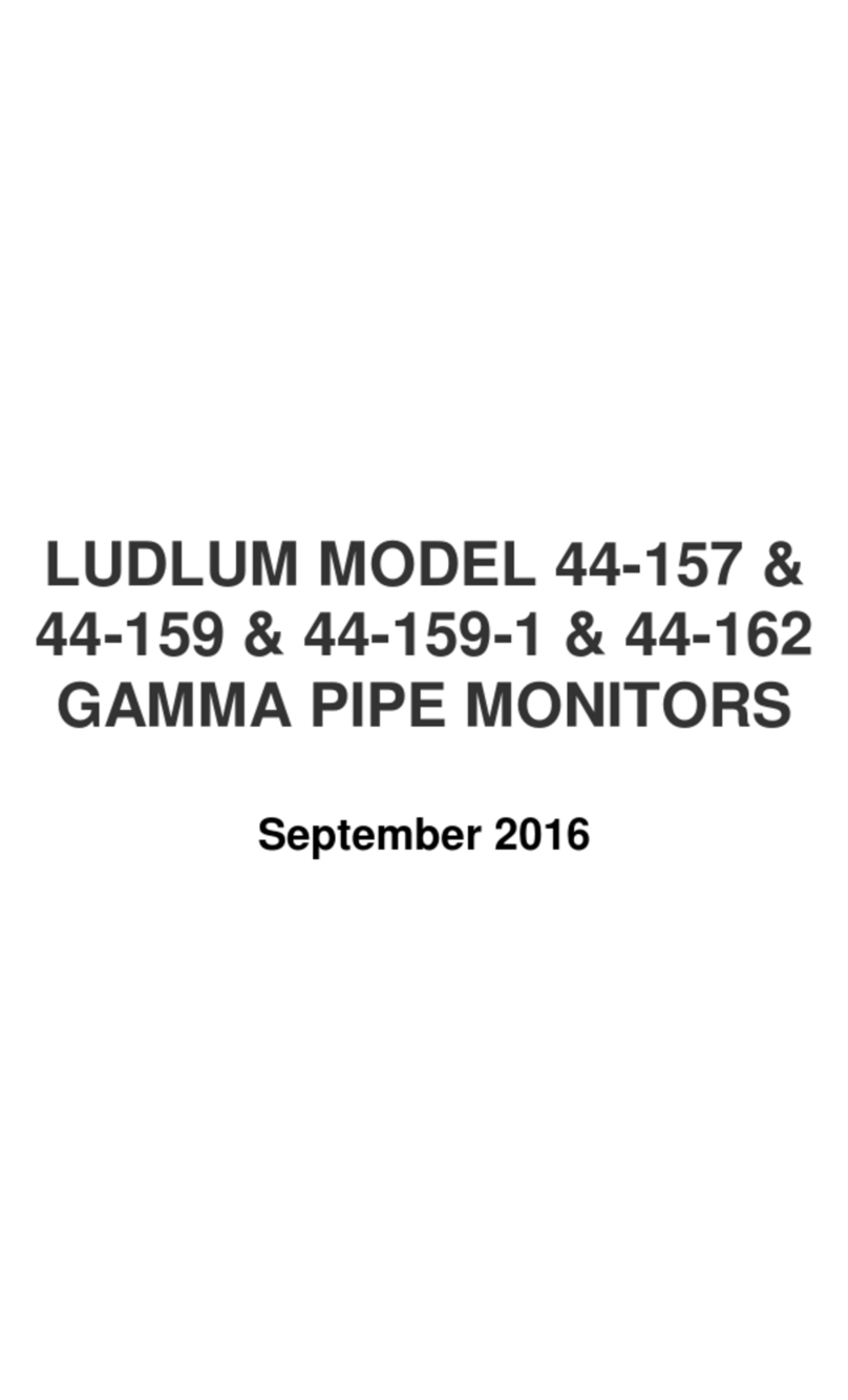 Ludlum Measurements 44-157 User manual Ludlum Measurements 44-157 User manual