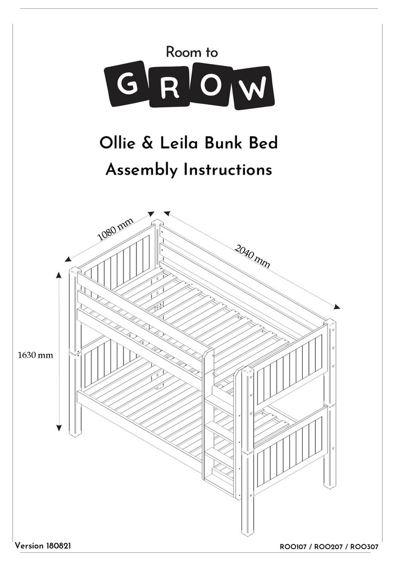 Room to Grow Ollie & Leila ROO107 Assembly instructions Room to Grow Ollie & Leila ROO107 Assembly instructions