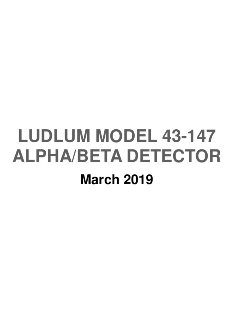 Ludlum Measurements 43-147 User manual