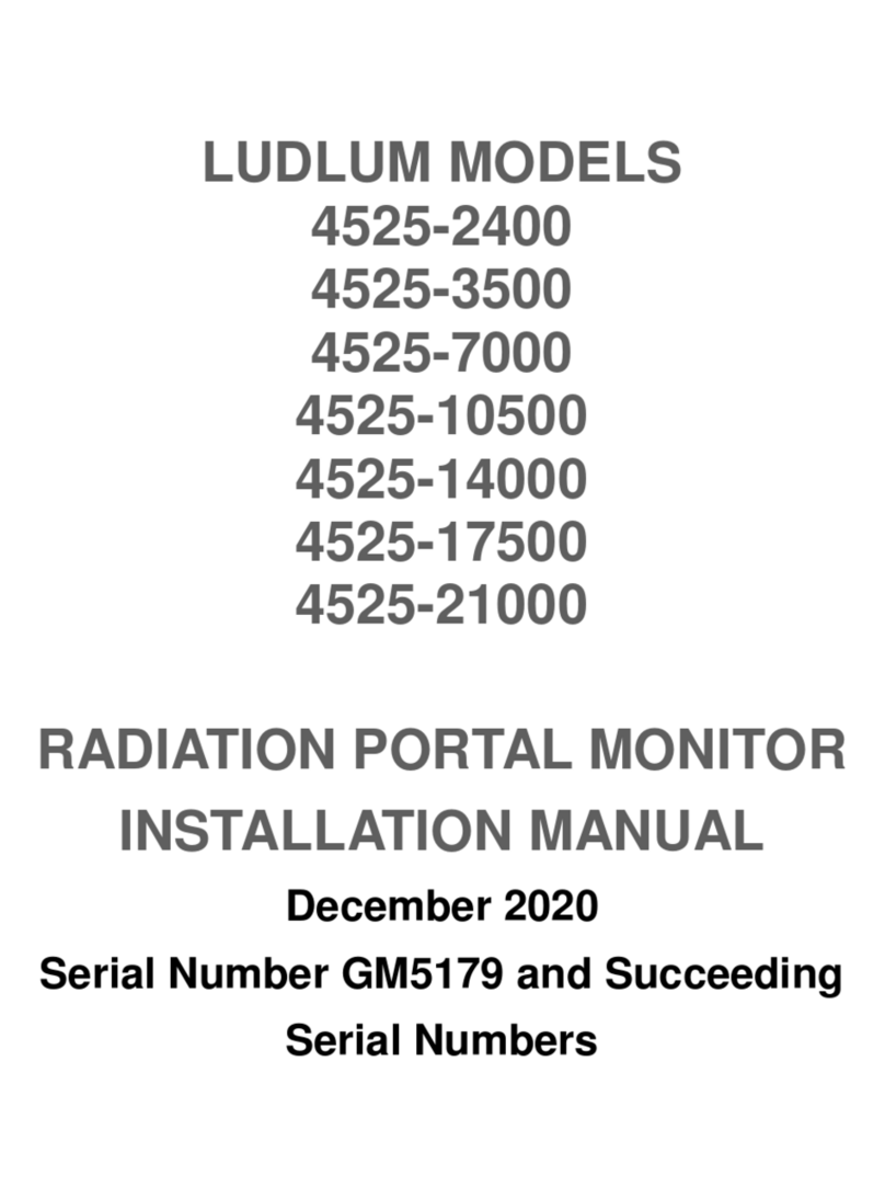 Ludlum Measurements 4525-2400 installation manual