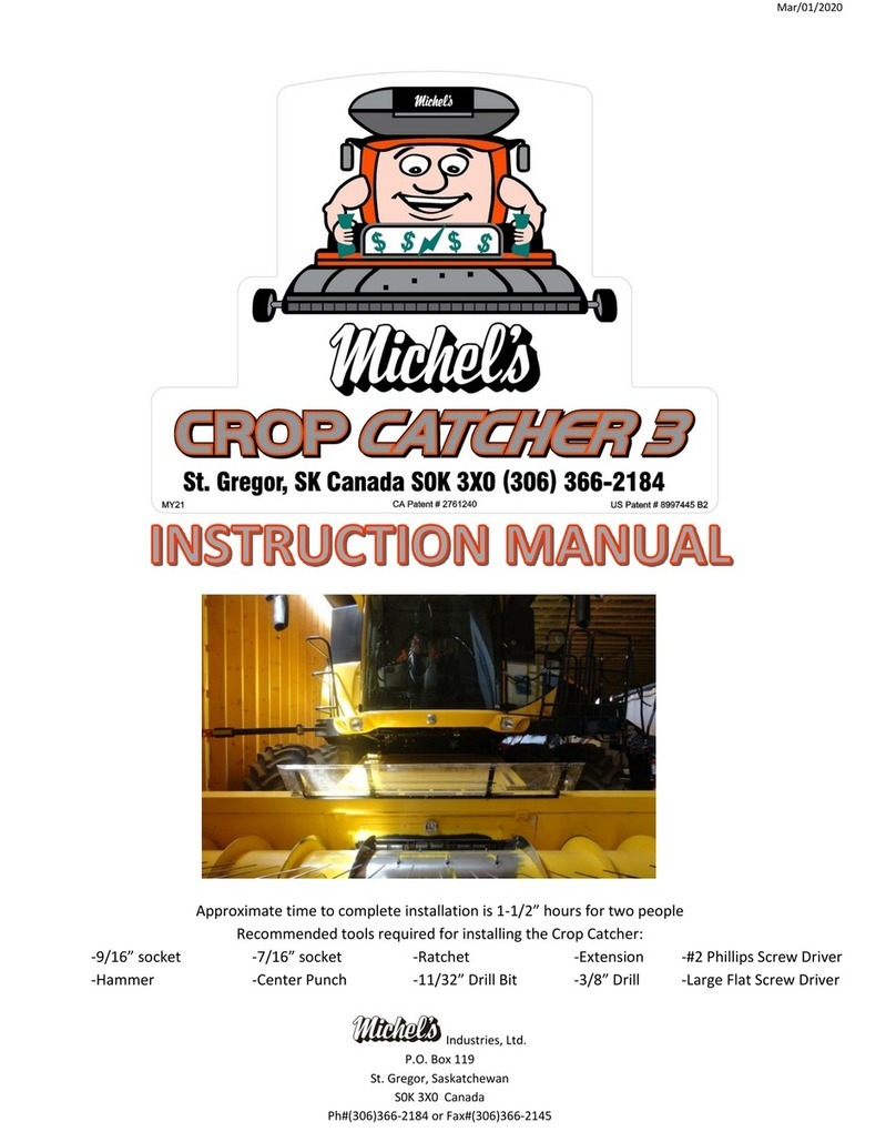 Michel's CROP CATCHER 3 instruction manual