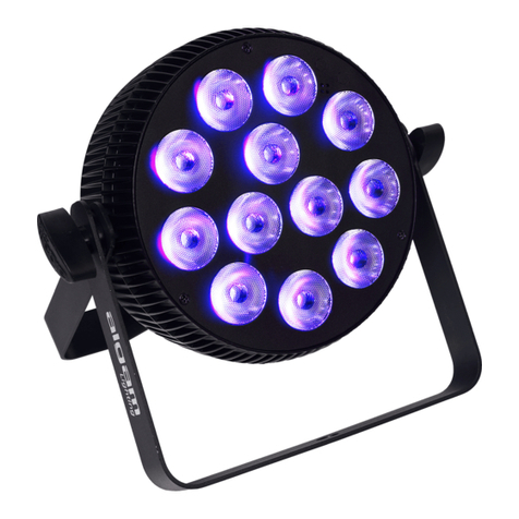 Algam Lighting SLIMPAR 510 HEX Installation and operation manual