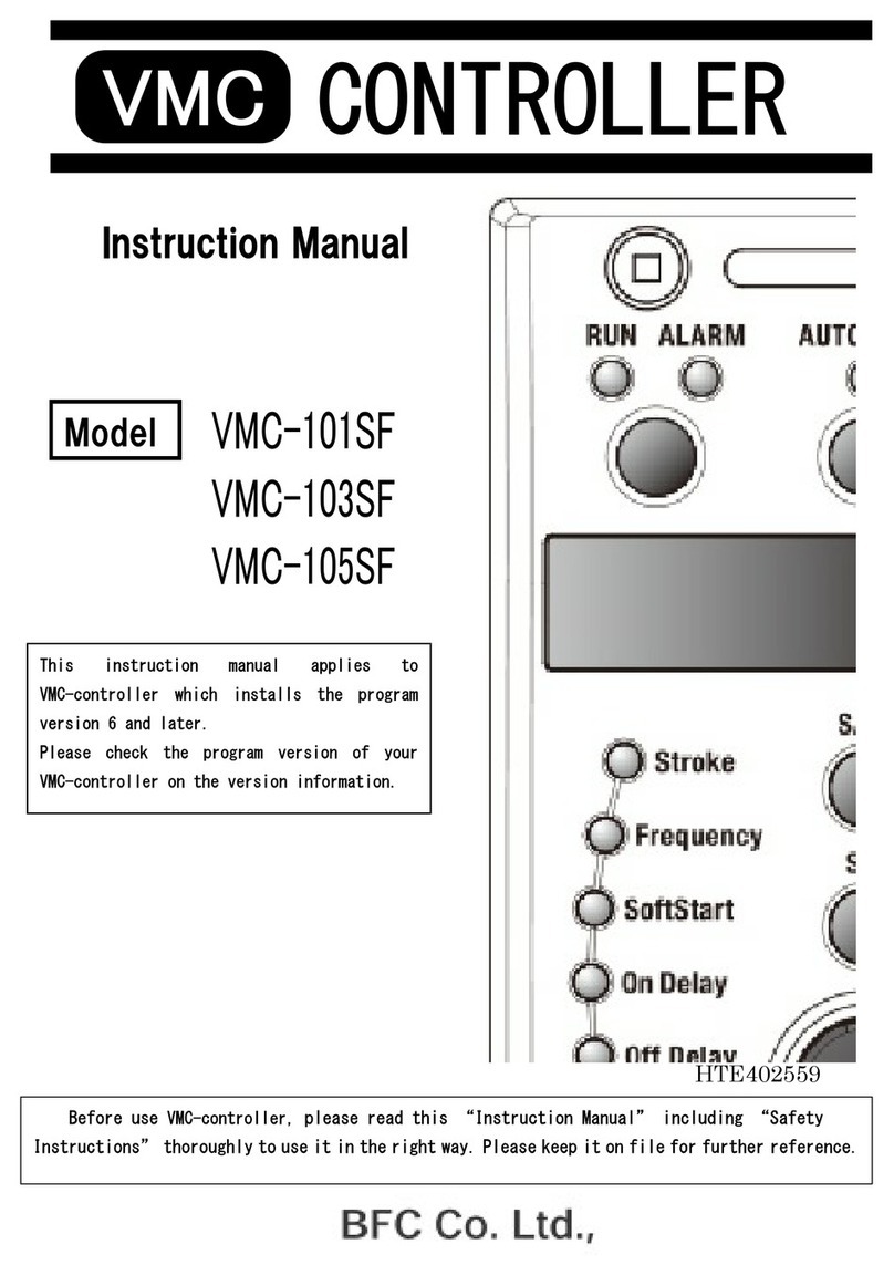 BFC VMC Series instruction manual