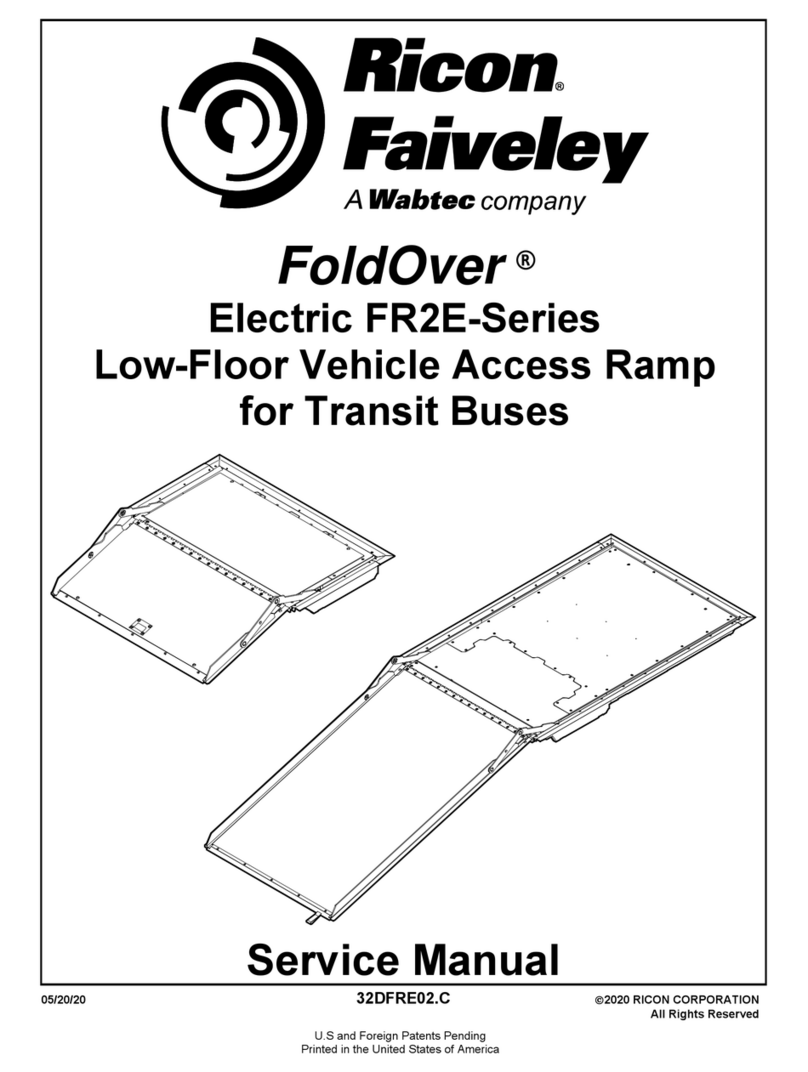 Wabtec Ricon Faiveley FoldOver FR2E Series Service manual