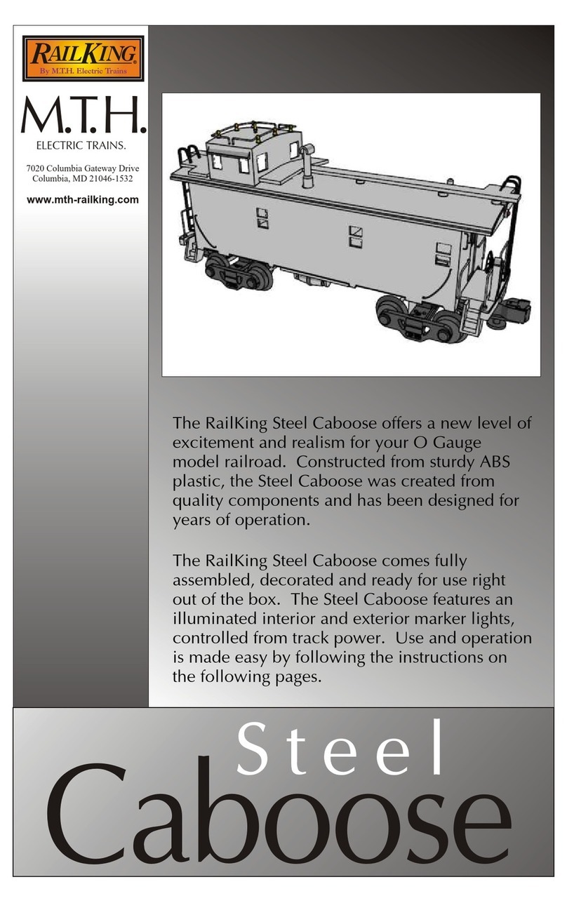 MTHTrains RailKing Steel Caboose instructions