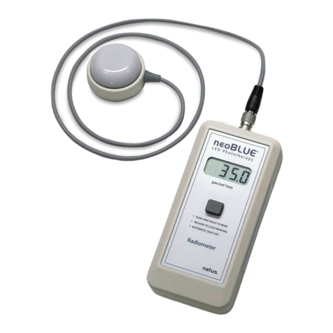 natus neoBLUE LED Phototherapy Radiometer user manual
