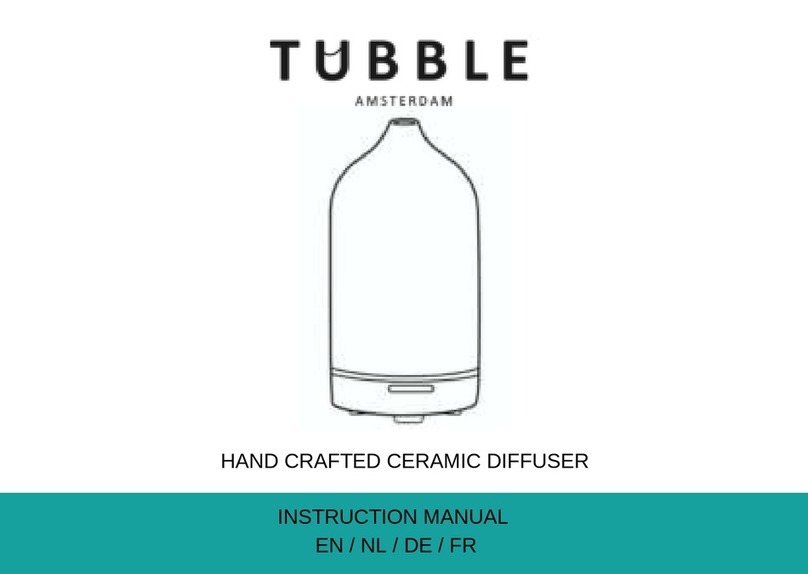 Tubble Ultrasonic Aroma Diffuser AD-883 instruction manual Tubble Ultrasonic Aroma Diffuser AD-883 instruction manual