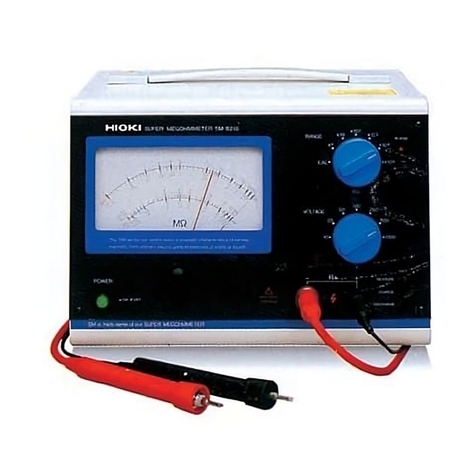 Hioki SM-8216 User manual Hioki SM-8216 User manual