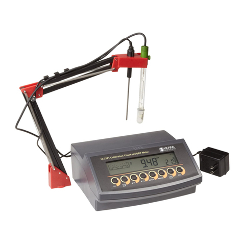 Hanna Instruments HI 2221 User manual Hanna Instruments HI 2221 User manual