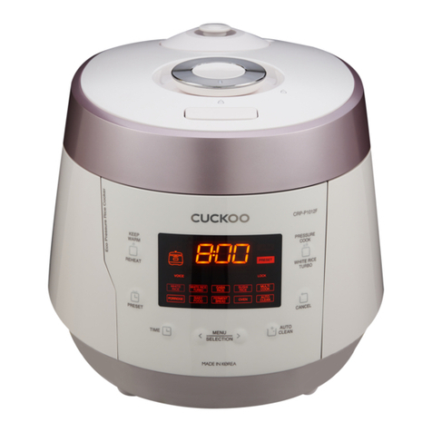 Cuckoo CRP-P10 Series operating instructions Cuckoo CRP-P10 Series operating instructions