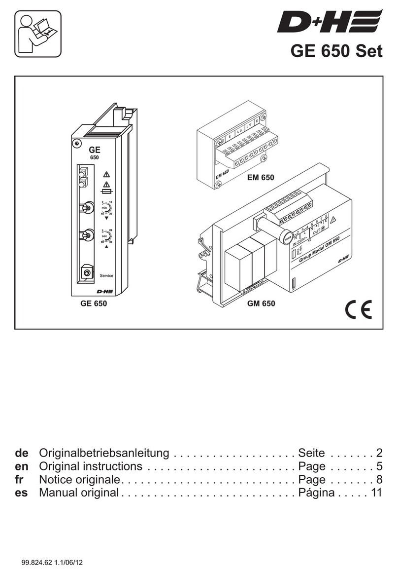 D+H GE 650 Set Original instructions