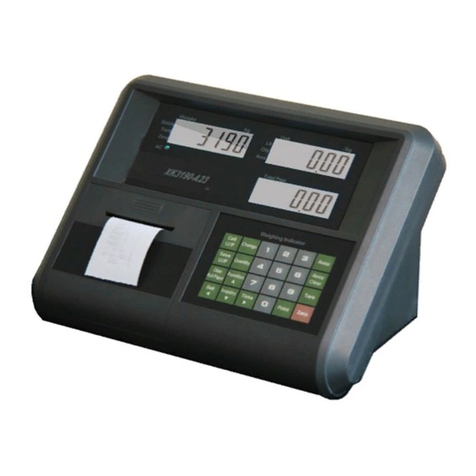 Yaohua Weighing System XK3190-A23p user manual Yaohua Weighing System XK3190-A23p user manual