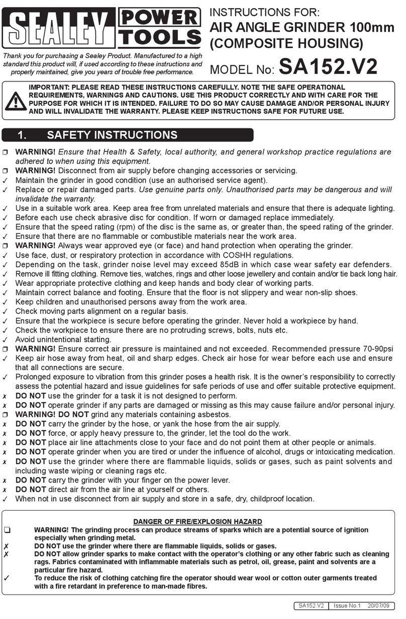 Sealey SA152.V2 User manual