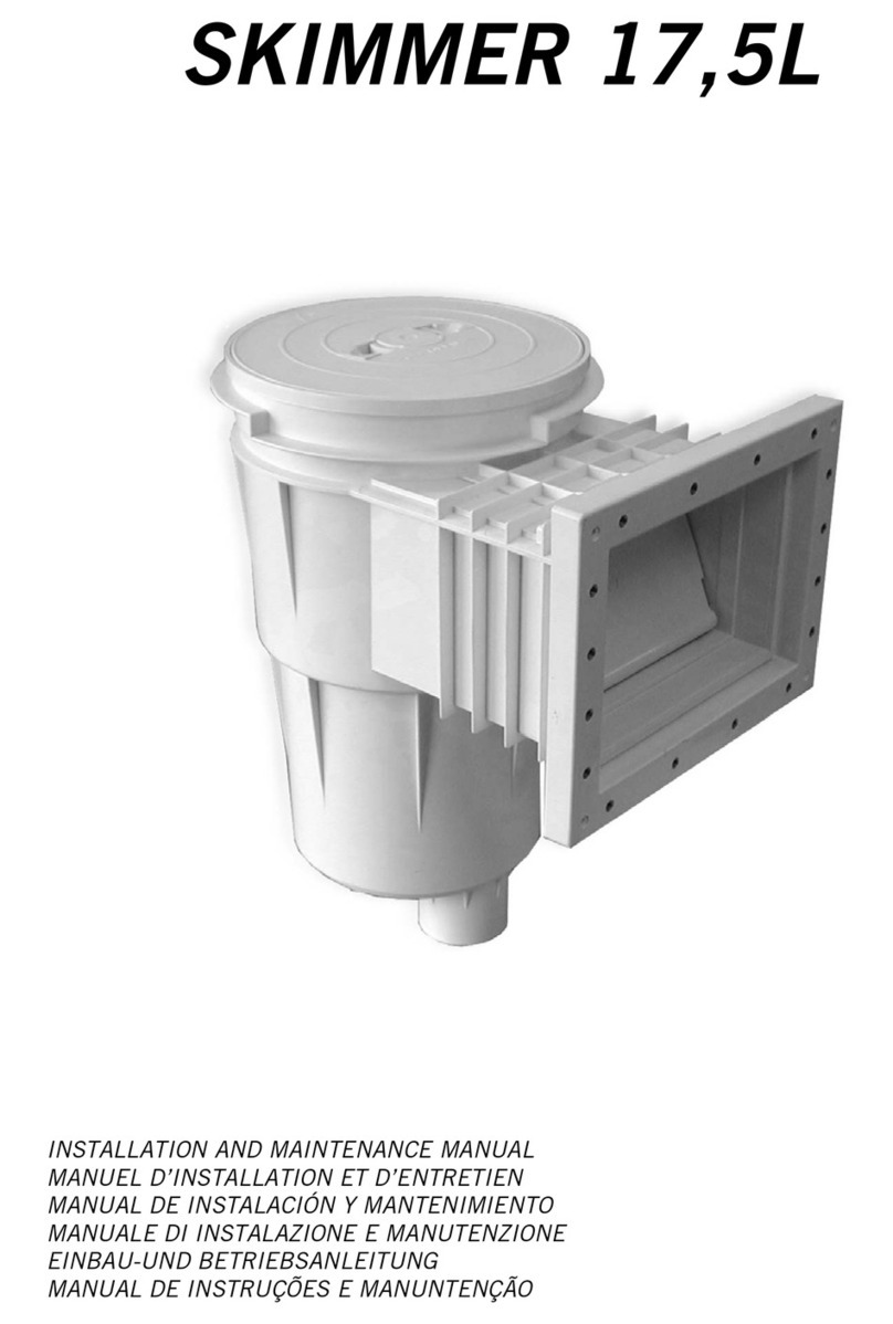 Future Pool SKIMMER 17,5L Installation and maintenance manual