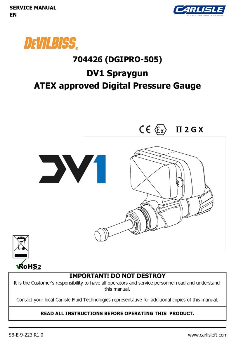 Carlisle DeVilbiss DV1 User manual