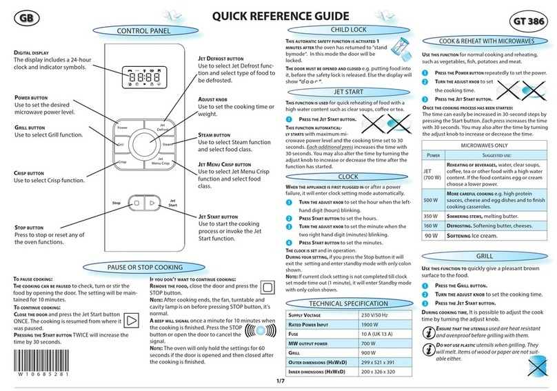 Whirlpool GT 386 MIR User manual