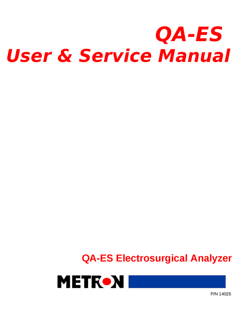 METRON QA-ES Troubleshooting guide