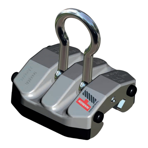 Harken ACCESS RAIL INCAR1-CURVE instruction manual