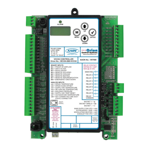 Orion Control Systems SS1068 quick start guide