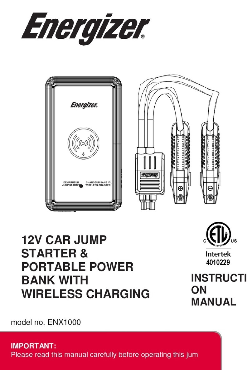 Energizer ENX1000 instruction manual