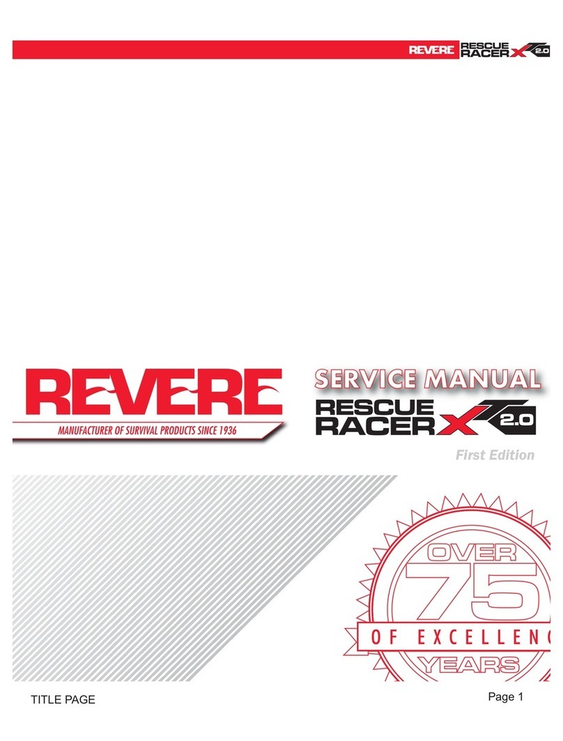 Revere Rescue Racer X 2.0 User manual