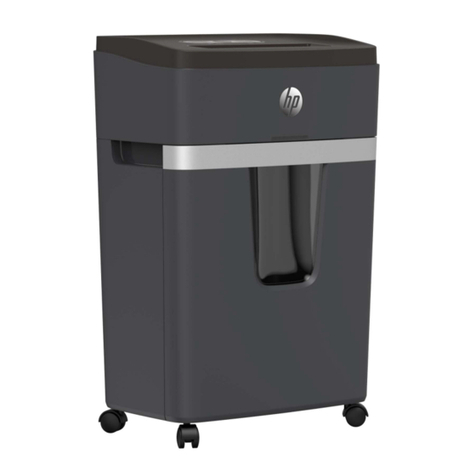 HP Pro Shredder 18CC User manual HP Pro Shredder 18CC User manual