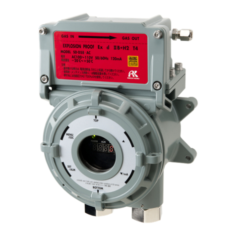 Riken Keiki GD-D58-AC operating manual