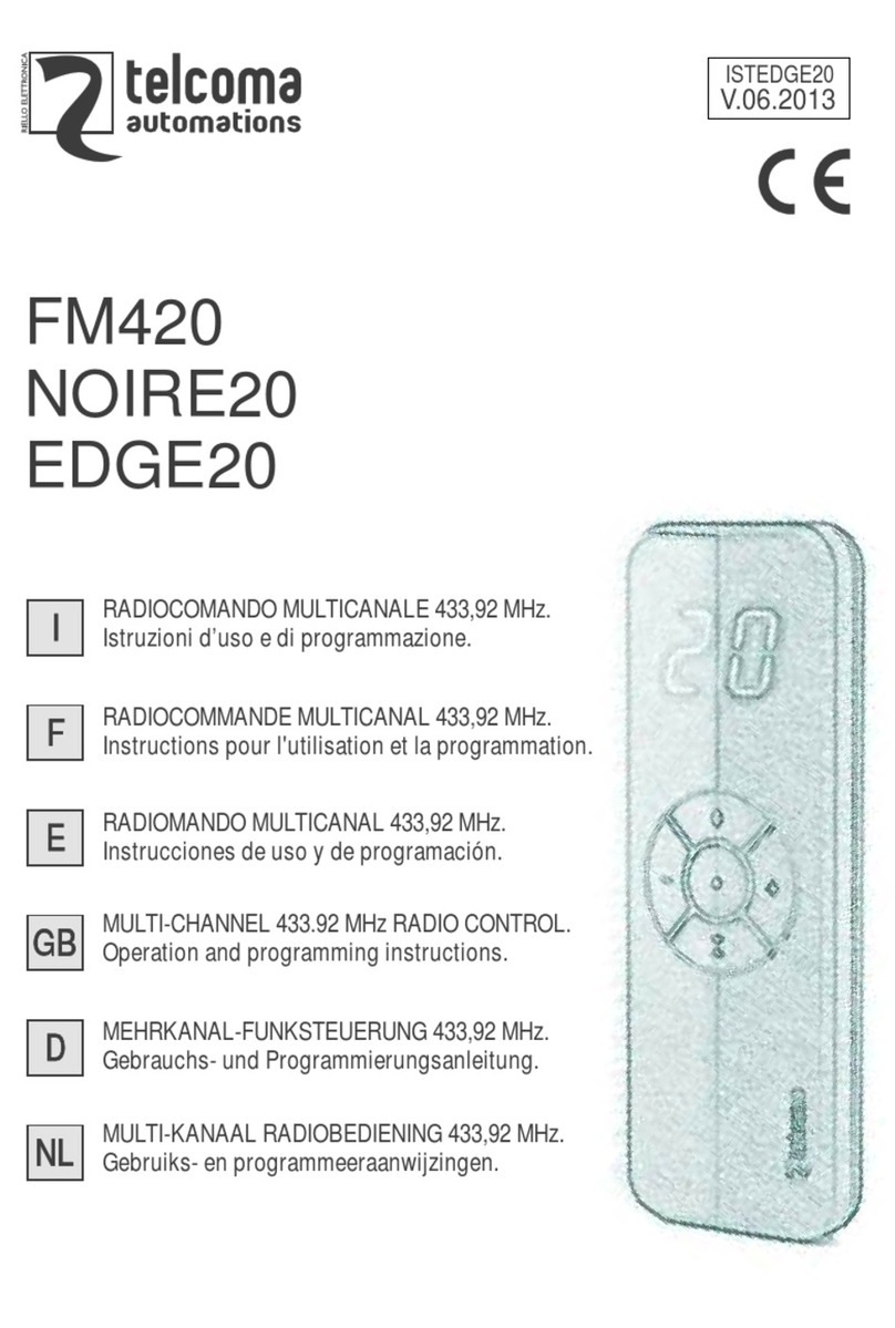 Telcoma Automations FM420 Operation and Programming Instructions