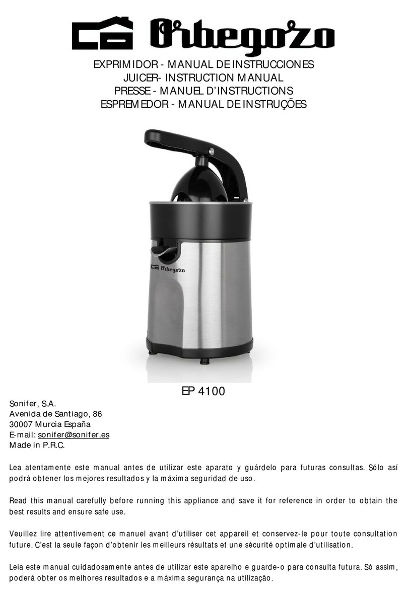 Orbegozo EP 4100 User manual